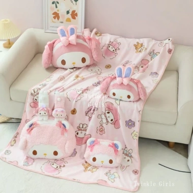 Chăn gối ôm 2 trong 1 dày dặn, ngủ trưa – Gối cổ xe hơi du lịch – 158.000đ
