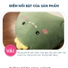 Chăn gối văn phòng 2 trong 1 hình thú - Tiện lợi, gấp gọn giờ nghỉ trưa 2