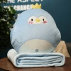 Chăn gối văn phòng 2in1 hình thú dễ thương, gối luồn tay giữ ấm, gấp gọn tiện lợi 205.000₫ 10