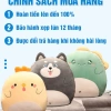 Chăn gối văn phòng Cecila 3 trong 1 luồn tay ấm họa tiết thú 100x170cm - 225k 2