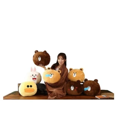 Chăn Gối Văn Phòng Gấu Brown 3in1 - Siêu Mềm, Giá chỉ 79.000đ, Giảm tới 20%