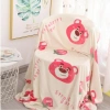 Chăn hai mặt nhung 1m6x2m họa tiết - Văn phòng, bé đi học, ba mẹ đi làm, chỉ 129k