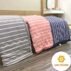 Chăn hè cotton đũi muji siêu mát cho văn phòng – gấp nhỏ gọn, tiện lợi, mang đi mọi nơi 63.000₫