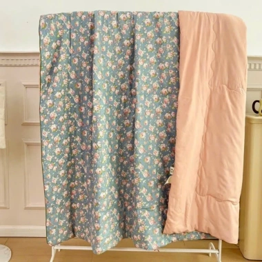 Chăn Hè Xơ Đũi Đậu Nành Siêu Nhẹ 2m Gấp Gọn Du Lịch & Công Sơ - Giá 149k 2