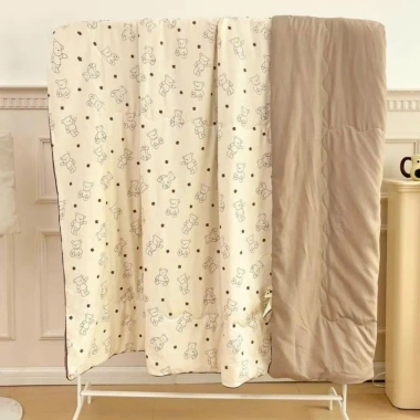 Chăn Hè Xơ Đũi Đậu Nành Siêu Nhẹ 2m Gấp Gọn Du Lịch & Công Sơ - Giá 149k 3
