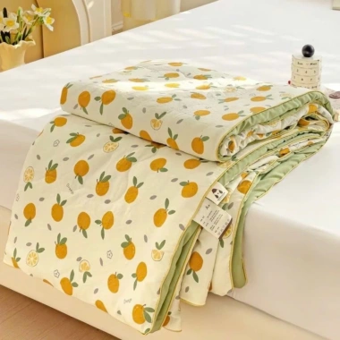 Chăn Hè Xơ Đũi Đậu Nành Siêu Nhẹ 2m Gấp Gọn Du Lịch & Công Sơ - Giá 149k 7