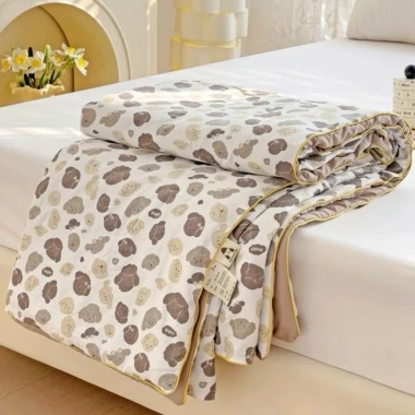 Chăn Hè Xơ Đũi Đậu Nành Siêu Nhẹ 2m Gấp Gọn Du Lịch & Công Sơ - Giá 149k 8