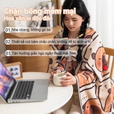 Chăn Khăn Choàng Flannel Đa Năng YANYANGTIAN - Giữ Ấm Khi Ngủ Trưa Văn Phòng, Phòng Máy Lạnh, Giá 89.000 VND 3 Chăn Khăn Choàng Flannel Đa Năng YANYANGTIAN - Giữ Ấm Khi Ngủ Trưa Văn Phòng, Phòng Máy Lạnh, Giá 89.000 VND 3