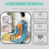 Chăn lông cho bé đi học, chăn tuyết vải nhung 1m x 1m4 - Giá ưu đãi 78.000 VND