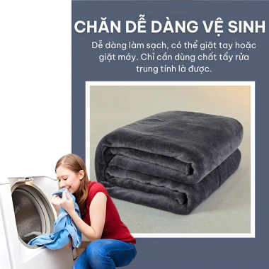 Chăn Lông Cừu Ánh Sao Cao Cấp, Mịn Mềm Ấm Áp, 1m6/1m8, Dùng Cho Giường, Văn Phòng - Giá 190k