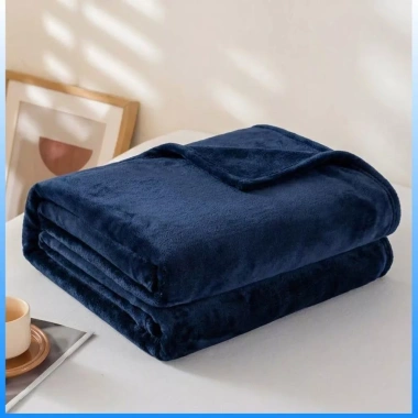 Chăn Lông Cừu Ánh Sao Cao Cấp, Mịn Mềm Ấm Áp, 1m6/1m8, Dùng Cho Giường, Văn Phòng - Giá 190k