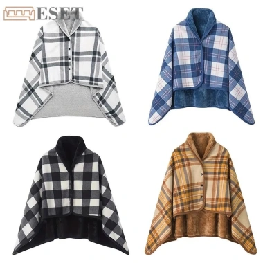 Chăn Lông Cừu Kẻ Sọc Nút Winte Ấm Dày Cho Giường Sofa Phòng Ngủ Văn Phòng - 143.600