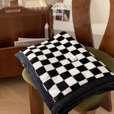 Chăn Lông Cừu San Hô Dày Dặn Thoáng Khí cho Sofa và Văn Phòng - HAPPY HOMLIV 189k