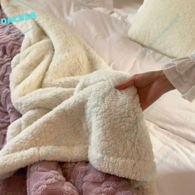 Chăn Lông Cừu TAFURONG Homies nhập khẩu 2 lớp Siêu ấm, đủ kích thước - Giá 111.700₫ 5