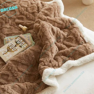 Chăn Lông Cừu TAFURONG Homies nhập khẩu 2 lớp Siêu ấm, đủ kích thước - Giá 111.700₫ 10