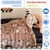 Chăn Lông Cừu Văn Phòng 2 Mặt Đáng Yêu, Mềm Mại Ấm, Thân Thiện Da, 1.5x2m - 148.000đ