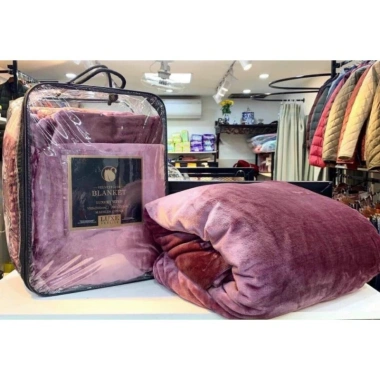 Chăn lông thỏ Blanket túi dày dặn siêu mềm mịn - Đảm bảo chất lượng, đổi trả 30 ngày, giá 350.000₫
