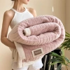 Chăn lông thỏ nhập khẩu cao cấp 2x2m, mềm mịn 4 mùa, giá ưu đãi 285.000đ 7