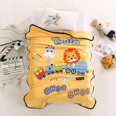 Chăn lông tuyết 2 mặt 100x140cm mềm cho bé đi học, văn phòng – Giá chỉ 69.000₫ 5