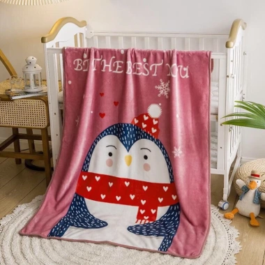 Chăn lông tuyết 2 mặt 100x140cm mềm cho bé đi học, văn phòng – Giá chỉ 69.000₫ 8