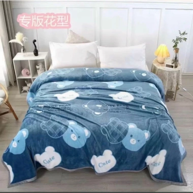 Chăn Lông Tuyết Nhung Sữa 2m x 2m3 4 Mùa Mềm Mịn Thoáng Khí Giá Ưu Đãi 105k 6