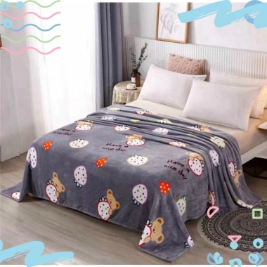Chăn Lông Tuyết Nhung Sữa 4 Mùa 2x2m3 - Mềm Mịn, Thoáng Khí, Giá Ưu Đãi 119k 4