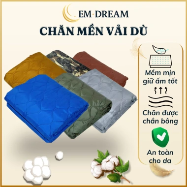 Chăn Mền Dù EmDream Nhẹ Mỏng 1.5x1.9m Giữ Ấm, Gấp Gọn Đa Năng Cho Văn Phòng, Cắm Trại, Du Lịch - Giá 185.000đ