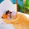 Chăn mền lẻ ANVIHOME đa năng: đắp văn phòng, ngủ trưa bé, dùng trên xe ô tô, chăn spa tiện lợi - Giá 69.678 5