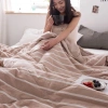 Chăn mền văn phòng cotton đũi gấp gọn, mang đi mọi nơi - Giảm giá còn 54.000 VND 8