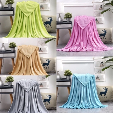 Chăn mền văn phòng PNC đa kích cỡ lông tuyết ấm áp cho bé đi học - 73.500đ