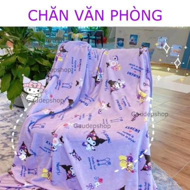 Chăn mền văn phòng tuyết nhung 1m6x2m ấm áp, giá chỉ 89.000đ giảm từ 111.250đ