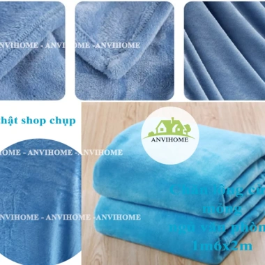Chăn mỏng Cotton kẻ sọc mềm ANVIHOME 89.000 - ngủ, ô tô, văn phòng, spa, du lịch 6