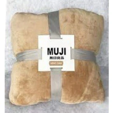 Chăn MUJI lông thỏ siêu mềm, ấm áp cho văn phòng, giá chỉ 60.000 VND 3