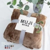 Chăn MUJI lông thỏ siêu mềm, ấm áp cho văn phòng, giá chỉ 60.000 VND 4