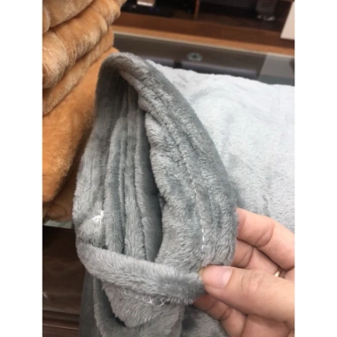 Chăn MUJI lông thỏ siêu mềm, ấm áp cho văn phòng, giá chỉ 60.000 VND 5