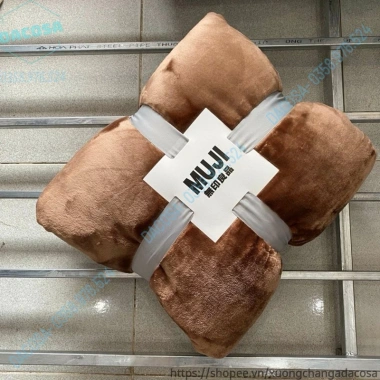 Chăn MUJI lông thỏ siêu mềm, ấm áp cho văn phòng, giá chỉ 60.000 VND 7