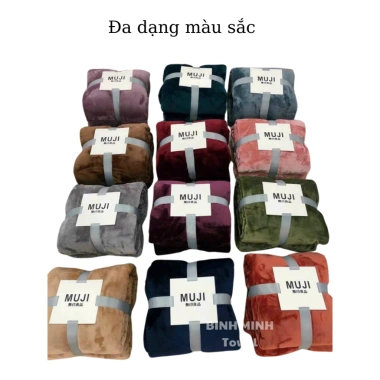 Chăn Muji Spa Lông Thỏ 1x2m - Chăn Văn Phòng Ấm Áp, Giá Ưu Đãi 155.000 VNĐ 3 Chăn Muji Spa Lông Thỏ 1x2m - Chăn Văn Phòng Ấm Áp, Giá Ưu Đãi 155.000 VNĐ 3