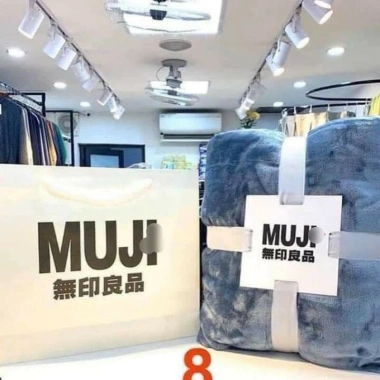 Chăn Mujii Spa mùa đông lông thỏ ấm áp, chăn văn phòng và gia đình 1x2/2x2 - Giá 116.000 VND