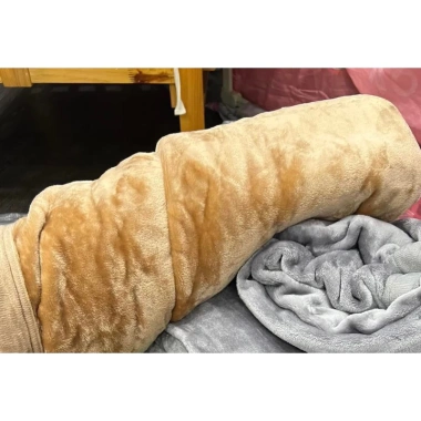 Chăn Mujii Spa mùa đông lông thỏ ấm áp, chăn văn phòng và gia đình 1x2/2x2 - Giá 116.000 VND