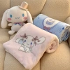 Chăn nhung sữa hai mặt in Sanrio hoạt hình - Đơn lớp mỏng cho xe đẩy, ghế sofa du lịch, giá chỉ 218.387đ 3