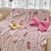 Chăn nhung sữa hai mặt in Sanrio hoạt hình - Đơn lớp mỏng cho xe đẩy, ghế sofa du lịch, giá chỉ 218.387đ 10
