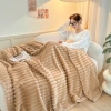 Chăn nhung tăm lông thỏ siêu mềm mịn Otama Bedding, decor mùa thu đông - 152k 9