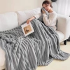 Chăn nhung tăm lông thỏ siêu mềm mịn Otama Bedding, decor mùa thu đông - 152k 10