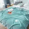 Chăn nhung tuyết kẻ tăm 2mx2m2 văn phòng cao cấp, siêu mềm mịn, nhiều màu - Giá rẻ 149k 3