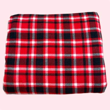 Chăn nỉ kẻ 2 lớp VNXK M6 x 2M - 2 mặt, dày dặn mềm mại, giá ưu đãi 152.000