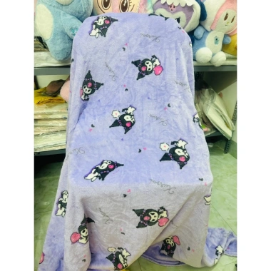 Chăn nỉ tuyết văn phòng hè thu họa tiết hoạt hình xinh xắn 2mx1m6 - Giá chỉ 69.000₫