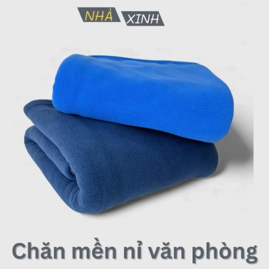 Chăn nỉ văn phòng, hàng không, đi tàu xe - Siêu nhẹ, 1m²/1.5m²/1.6x2m, chỉ 48.900₫