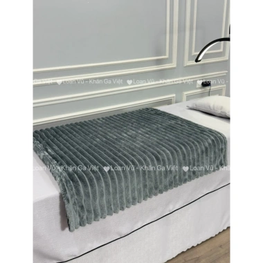 Chăn spa lông thỏ 110x220 - Chăn đắp văn phòng mềm mại, giảm 20% còn 106.722₫ 8
