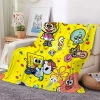 Chăn Spongebob SquarePants Ấm Áp, Thoải Mái Đa Mùa cho Phòng Khách và Du Lịch