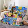 Chăn Spongebob SquarePants Ấm Áp, Thoải Mái Đa Mùa cho Phòng Khách và Du Lịch 10